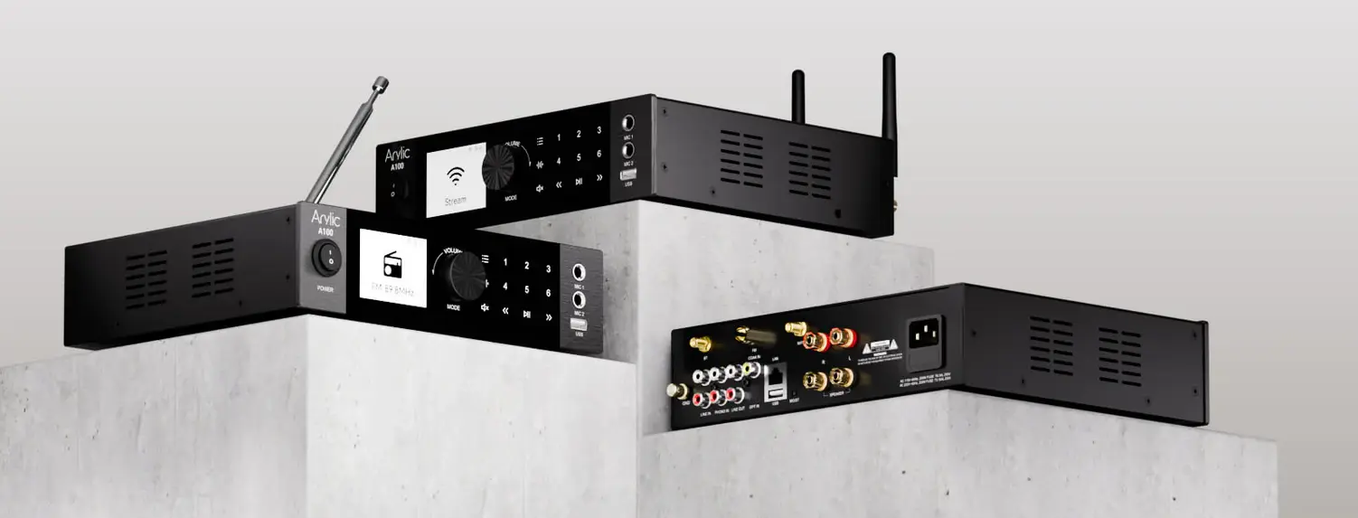 Arylic A100 A100 100W x 2 Power Amplifier with FM, Arylic