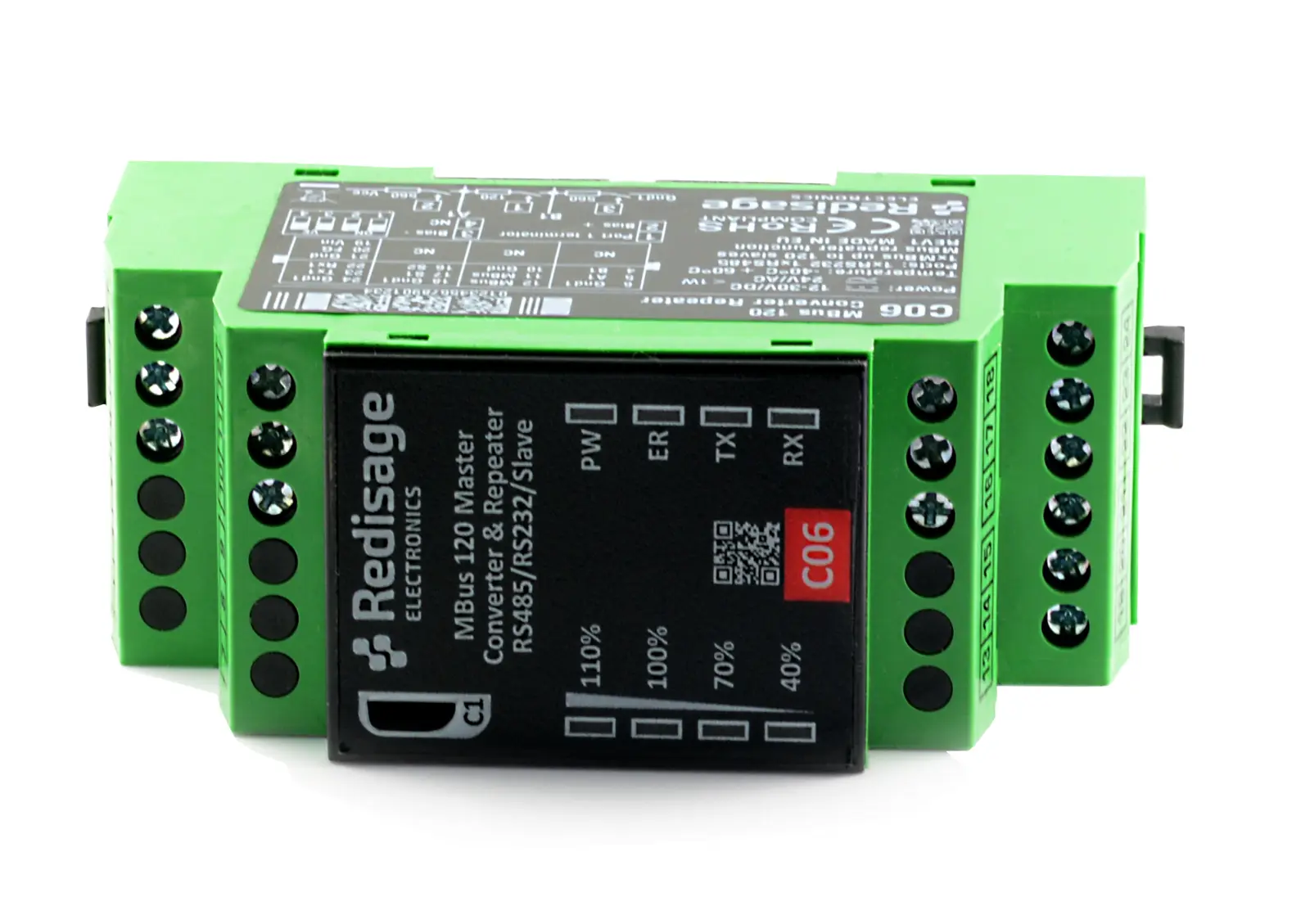 C06 MBus 120 to RS232/RS485/Slave Converter 1kV DC Isolation Landex Technologies UAE