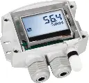 On-wall- humidity- and temperature sensors HYGRASGARD® AFTF-Modbus-T3 LCD