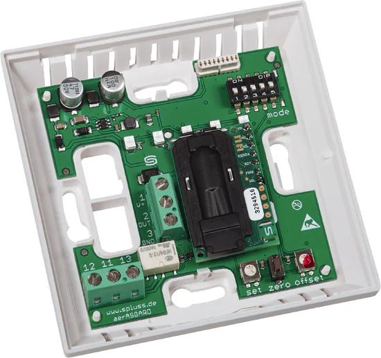 Room CO2 sensor and measuring transducer
AERASGARD® RCO2-W-A