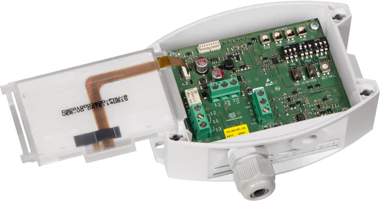 Multifunctional on-wall sensors and measuring transducers, for humidity, temperature, CO2 content and air quality (VOC)
AERASGARD® ACO2-W LCD