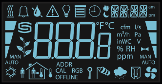 Room control unit for room automation
RYMASKON 231 MODBUS