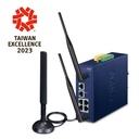 Planet Industrial LoRaWAN Wireless Gateway with 5-Port 10/100/1000T Model LCG-300W