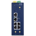 Planet Industrial LoRaWAN Wireless Gateway with 5-Port 10/100/1000T Model LCG-300W