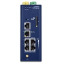 Planet Industrial LoRaWAN + 5G NR Cellular Gateway with 5-Port 10/100/1000T Model LCG-300-NR