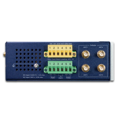 Planet Industrial LoRaWAN + 5G NR Cellular Gateway with 5-Port 10/100/1000T Model LCG-300-NR