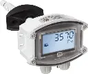 Duct humidity and Temperature sensors with integrated pressure and differential pressure measuring transducer PREMASGARD 8147-Modbus LCD