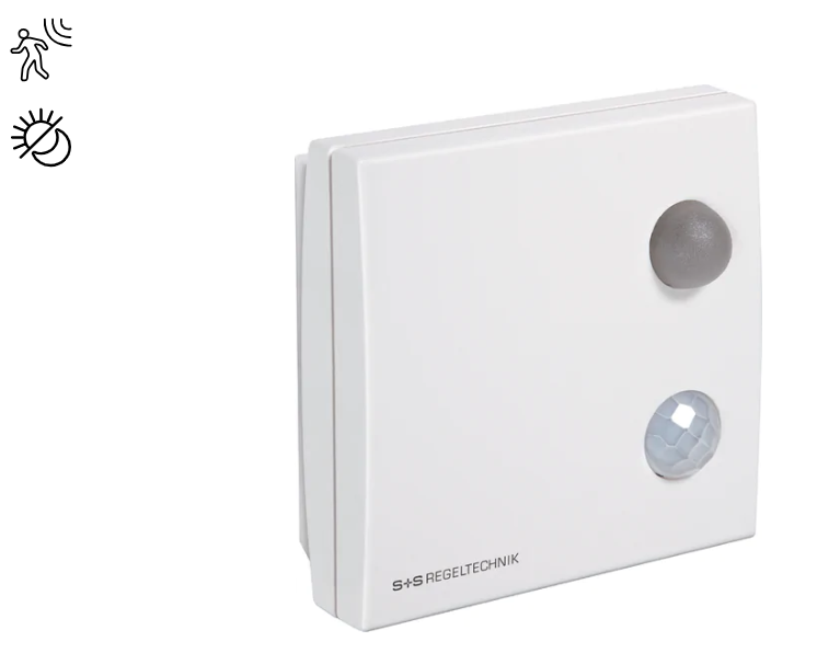 Room motion sensor / presence detector & light sensor KINASGARD RBWF-LF-U