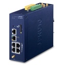 Planet Industrial LoRaWAN + 5G NR Cellular Gateway with 5-Port 10/100/1000T Model LCG-300-NR