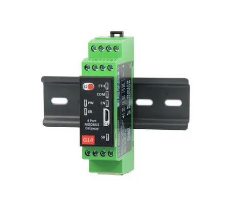 [RE-G14] G14 Ethernet 10/100MB 4xRS232 MODBUS TCP/RTU/ASCII Gateway