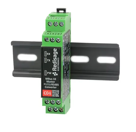 [RE-C04] C04 MBus 10 to RS232/RS485 Converter 1kV DC Isolation