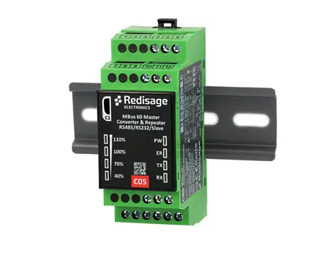 [RE-C05] C05 MBus 60 to RS232/RS485/Slave Converter 1kV DC Isolation