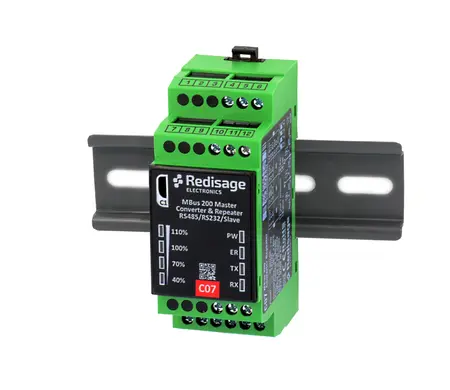 [RE-C07] C07 MBus 200 to RS232/RS485/Slave Converter 1kV DC Isolation 