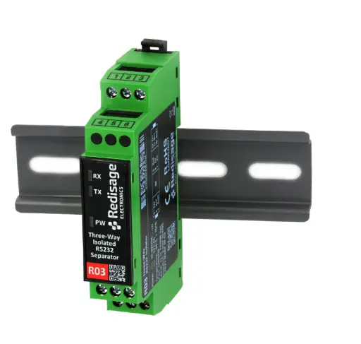 [RE-R03] R03 THREE-WAY Isolated RS232 Repeater Separator 3kV DC Isolation 