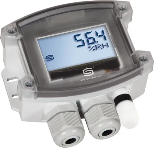 [1201-12C6-1400-000] On-wall- humidity- and temperature sensors HYGRASGARD AFTF-Modbus-T3 LCD