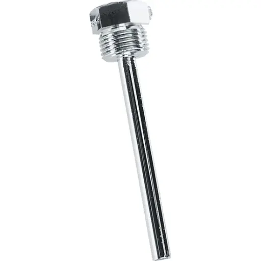 [7100-0011-0030-132] Immersion sleeve, nickel-plated brass Immersion sleevesTH08-MS 150MM