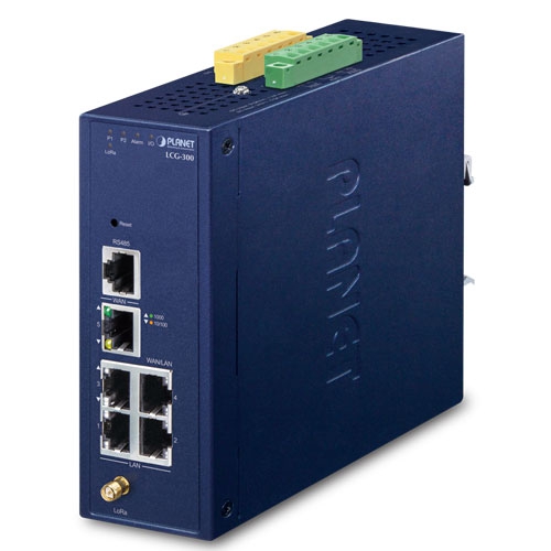 [LCG-300-EU] Planet Industrial LoRaWAN Gateway with 5-Port 10/100/1000TModel LCG-300-EU
